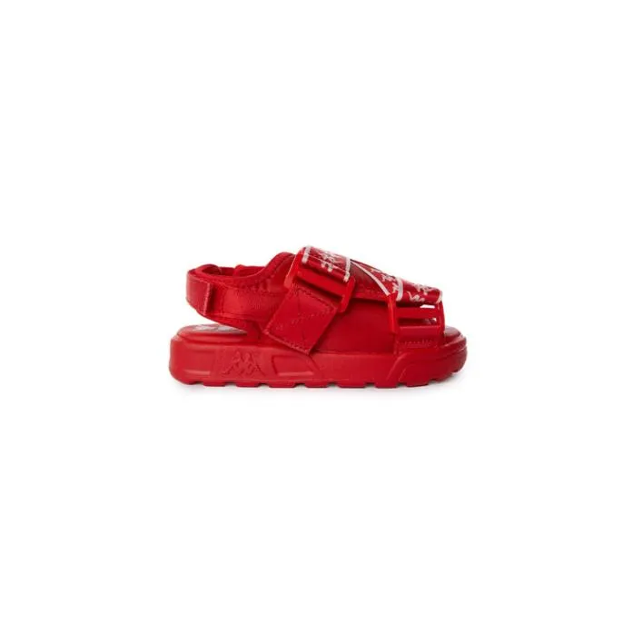 222 Banda Mitel 2 Toddlers Sandals 8211 Red White KidsFootwear Kappa Sandals