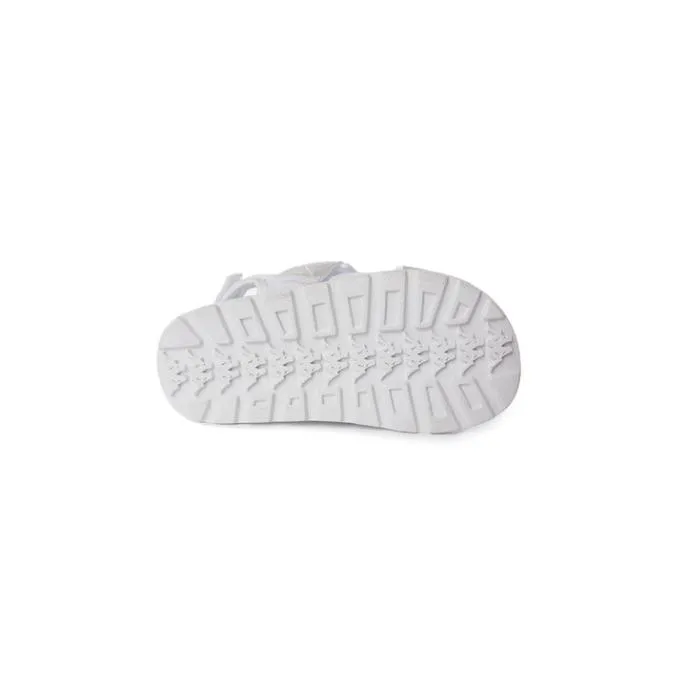 222 Banda Mitel 2 Toddlers Sandals 8211 White Black KidsFootwear Kappa Sandals