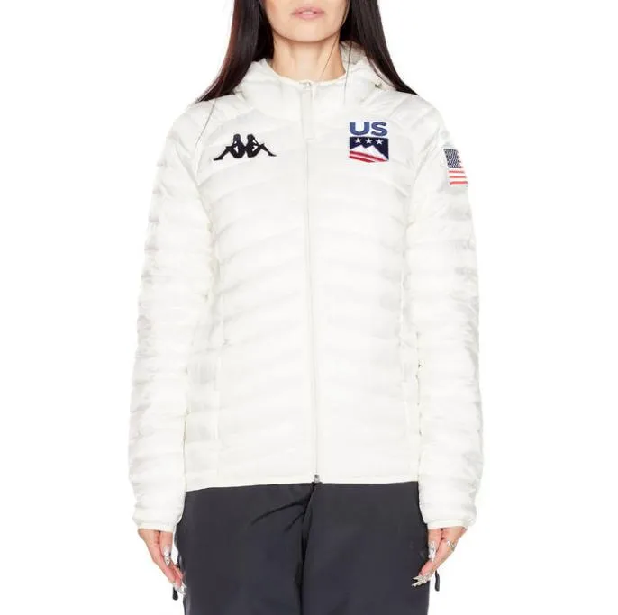 6Cento 663 US Ski Jacket 8211 White White Women Kappa Jackets