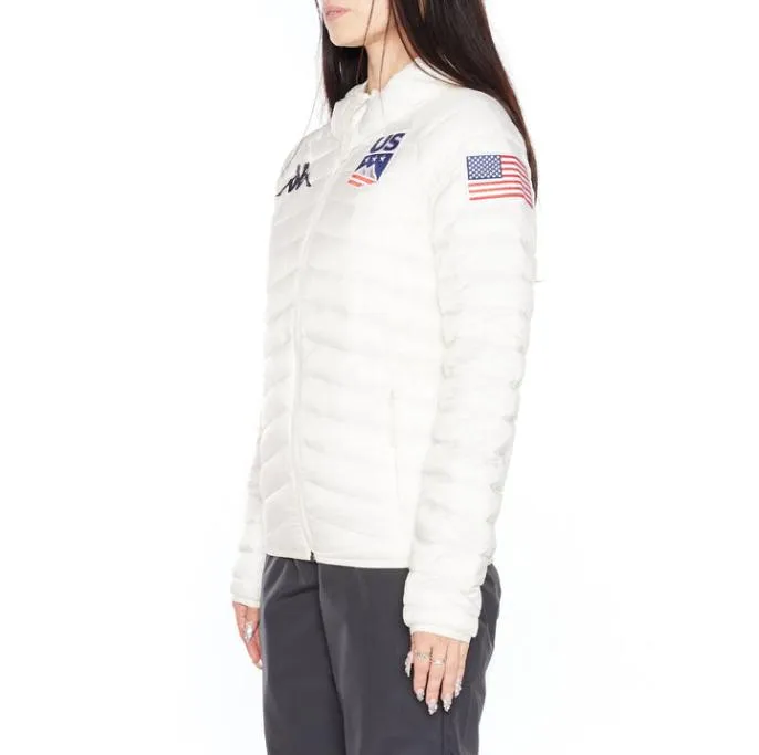 6Cento 663 US Ski Jacket 8211 White White Women Kappa Jackets