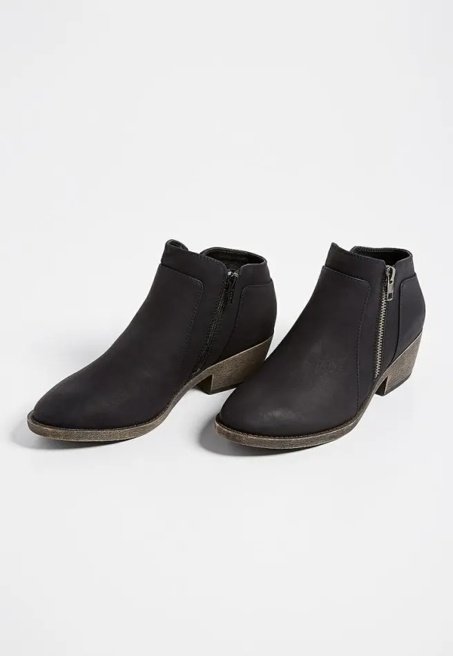 Abigail Side Zipper Ankle Bootie Women Maurices Boots