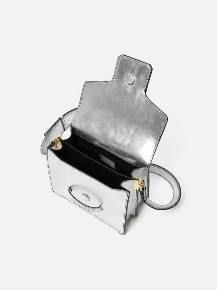 Ada Leather Crossbody Bag Silver Women Jigsaw Bags