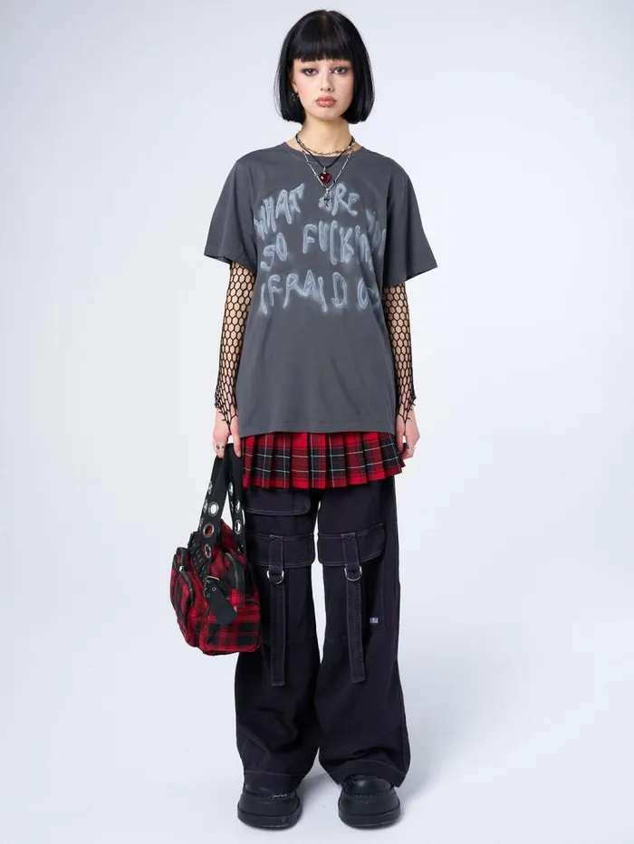 Afraid Of Grey Graphic Tshirt Women Minga London Tops and TShirts