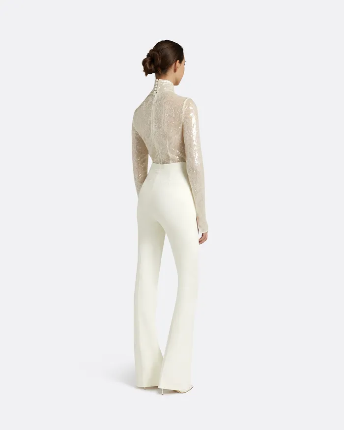 Alexa Ivory Trousers Ivory Women Icons Safiyaa