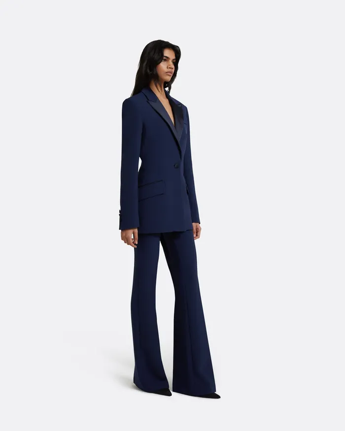 Alexa Maritime Trousers Maritime Blue Trousers Safiyaa Women