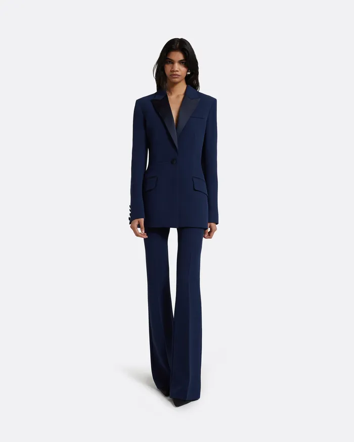 Alexa Maritime Trousers Maritime Blue Trousers Safiyaa Women