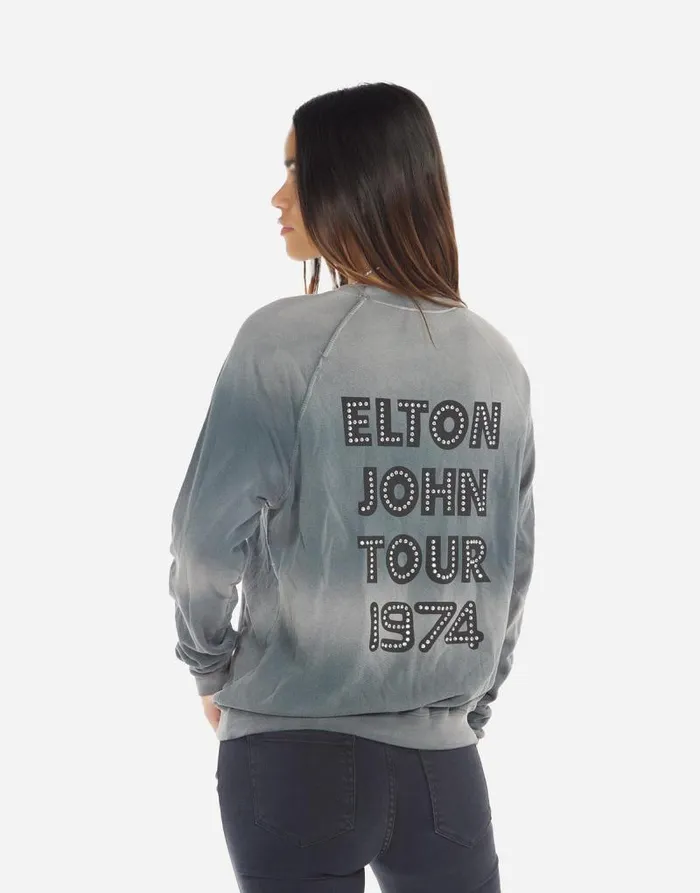Anela Elton John Piano Faded Graphite Women Lauren Moshi Sweaters and Knits
