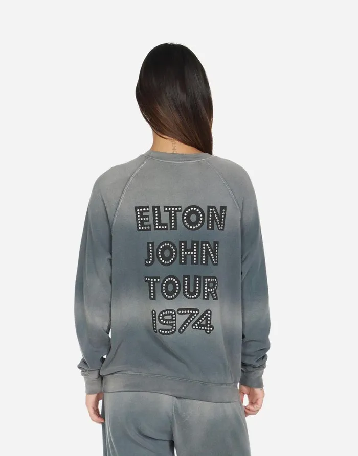 Anela Elton John Piano Faded Graphite Women Lauren Moshi Sweaters and Knits