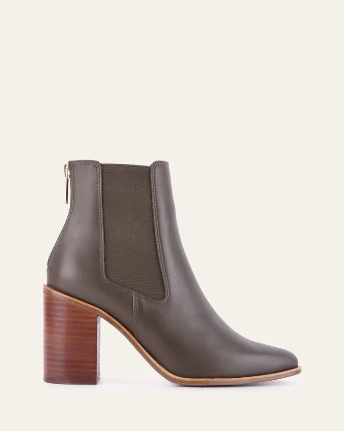 ANKLE BOOTS Women jomercer Lover high ankle boots dark olive green leather