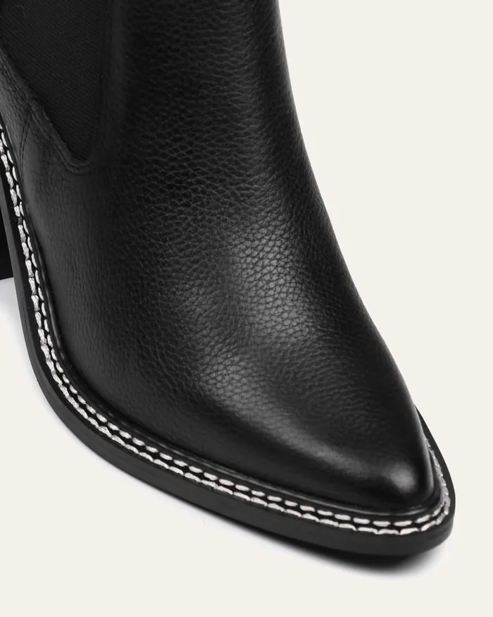 ANKLE BOOTS Women Luxe high ankle boots black leather jomercer ANKLE BOOTS Women Luxe high ankle boots black leather jomercer
