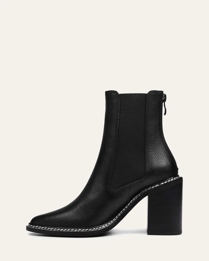 ANKLE BOOTS Women Luxe high ankle boots black leather jomercer ANKLE BOOTS Women Luxe high ankle boots black leather jomercer