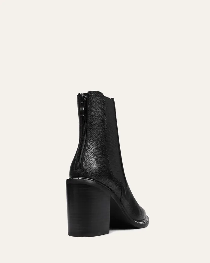 ANKLE BOOTS Women Luxe high ankle boots black leather jomercer ANKLE BOOTS Women Luxe high ankle boots black leather jomercer