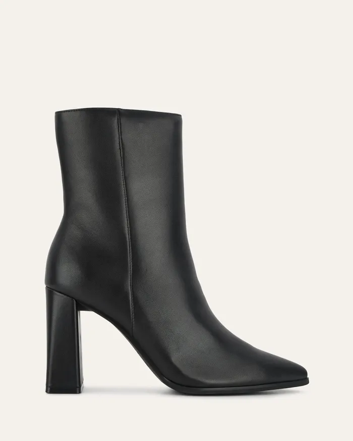 ANKLE BOOTS Women Tatiana high ankle boots black leather jomercer