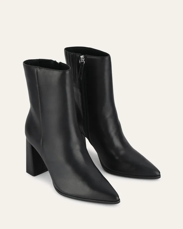 ANKLE BOOTS Women Tatiana high ankle boots black leather jomercer