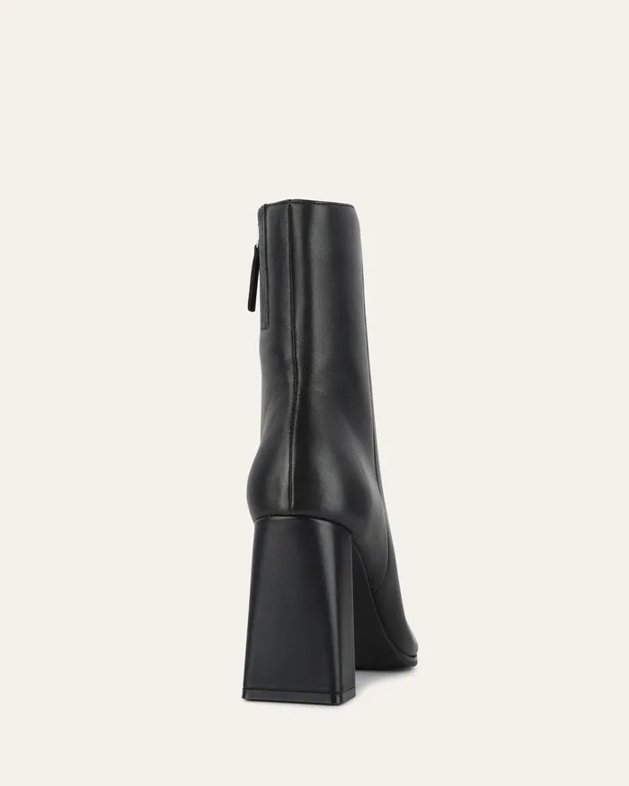 ANKLE BOOTS Women Tatiana high ankle boots black leather jomercer