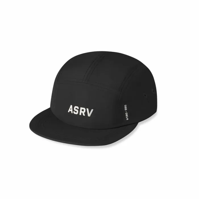 ASRV Hats and Headwear Men 5Panel Run Cap Black