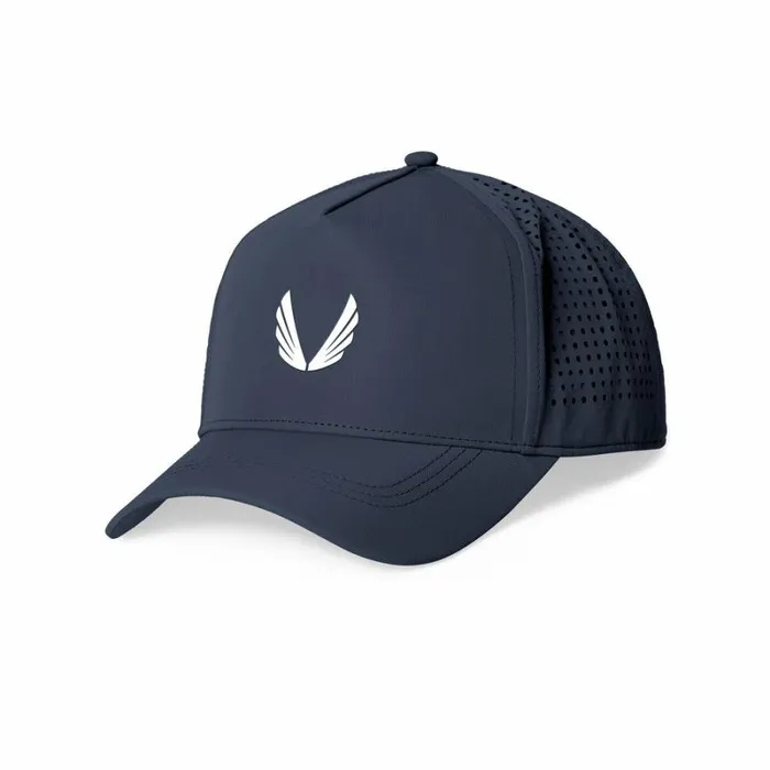 ASRV Hats and Headwear Men Performance AFrame Hat Navywhite 034wings034