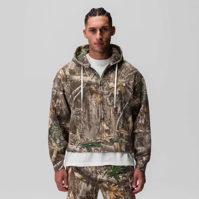 ASRV Hoodies and Sweatshirts Men Tech Essential Distressed Full Zip Hoodie Realtree Camo 034training Division034 ASRV Hoodies and Sweatshirts Men Tech Essential Distressed Full Zip Hoodie Realtree Camo 034training Division034
