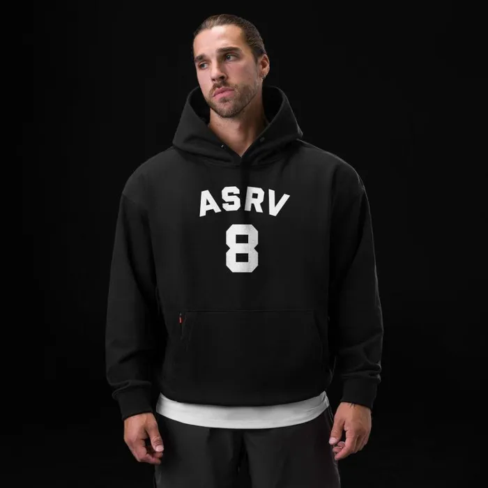 ASRV Hoodies and Sweatshirts Men TechTerry Zip Pocket Hoodie Black 034asrv 8034 ASRV Hoodies and Sweatshirts Men TechTerry Zip Pocket Hoodie Black 034asrv 8034