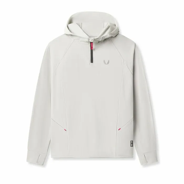 ASRV Hoodies and Sweatshirts Men Thermal Training Hoodie Stone