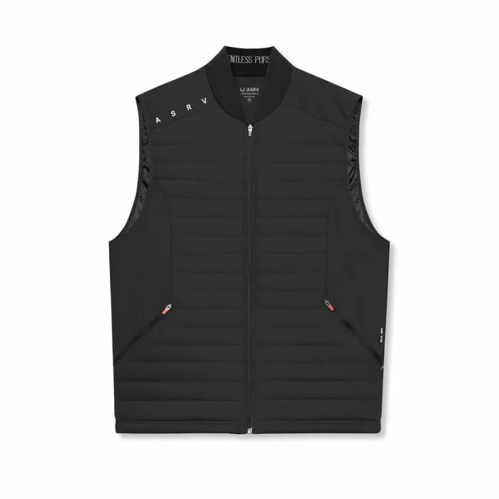ASRV Jackets and Outerwear Men Waterproof Insulated Run Vest Black