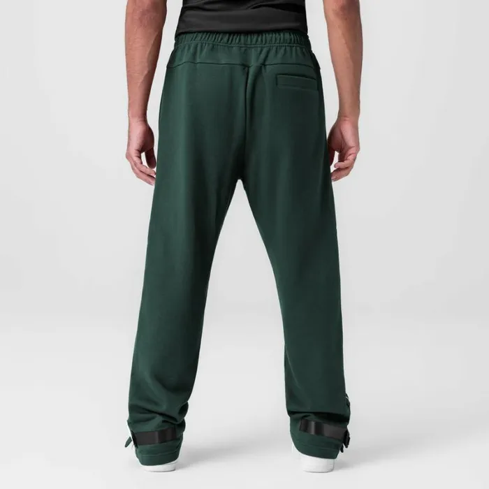 ASRV Joggers and Pants Men Herringbone Terry Snap Button Sweats Forest Green ASRV Joggers and Pants Men Herringbone Terry Snap Button Sweats Forest Green