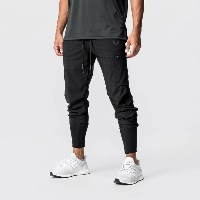 ASRV Joggers and Pants Men TetraLite Inlay Pocket High Rib Jogger Black