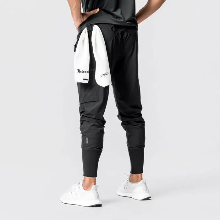 ASRV Joggers and Pants Men TetraLite Inlay Pocket High Rib Jogger Black