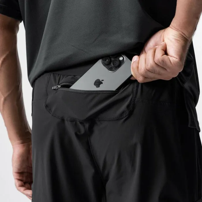 ASRV Joggers and Pants Men TetraLite Inlay Pocket High Rib Jogger Black
