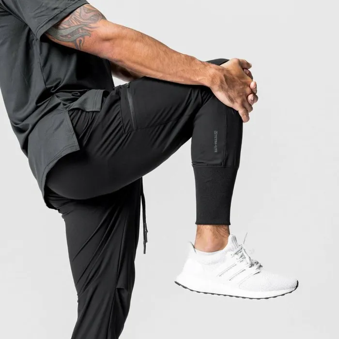 ASRV Joggers and Pants Men TetraLite Inlay Pocket High Rib Jogger Black