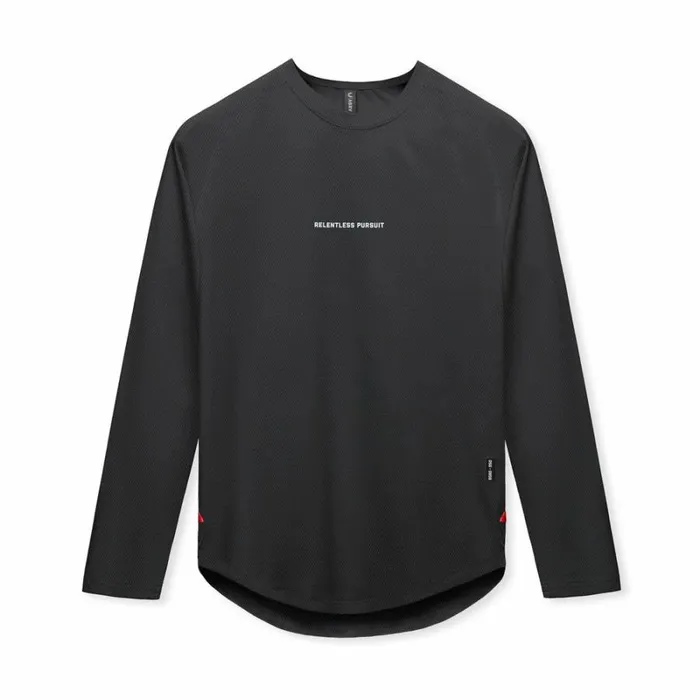 ASRV Long Sleeves Men SilverLite 20 Established Long Sleeve Black 034rp034