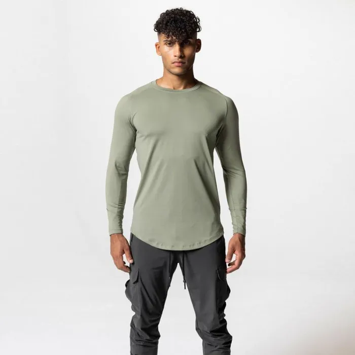 ASRV Long Sleeves Men SilverLite 20 Established Long Sleeve Sage