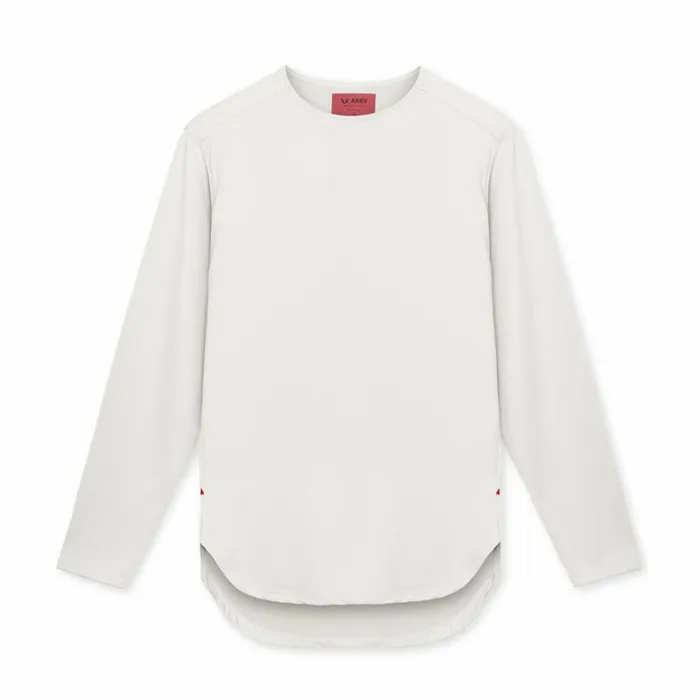 ASRV Long Sleeves Men SilverLite 20 Extended Long Sleeve Stone