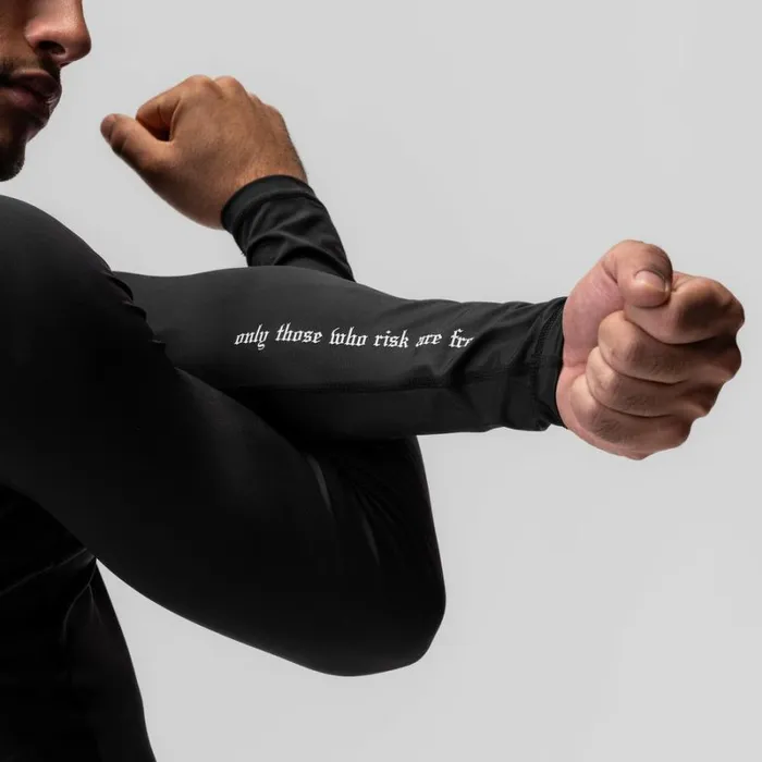 ASRV Long Sleeves Men WarpFlexx Compression Mock Neck Long Sleeve Black 034space Bracket034 ASRV Long Sleeves Men WarpFlexx Compression Mock Neck Long Sleeve Black 034space Bracket034