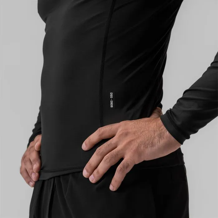 ASRV Long Sleeves Men WarpFlexx Compression Mock Neck Long Sleeve Black 034space Bracket034 ASRV Long Sleeves Men WarpFlexx Compression Mock Neck Long Sleeve Black 034space Bracket034