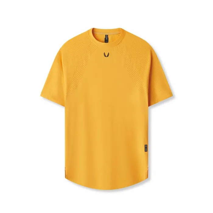 ASRV Short Sleeves Men LaserVent Established Tee Amber