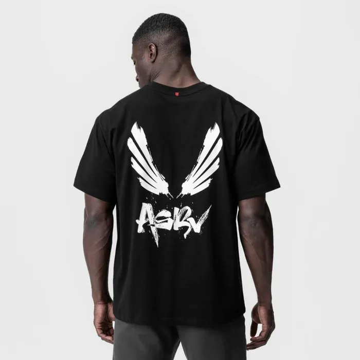 ASRV Short Sleeves Men Tech Essential Relaxed Tee Black 034brush Wingsasrv034 ASRV Short Sleeves Men Tech Essential Relaxed Tee Black 034brush Wingsasrv034