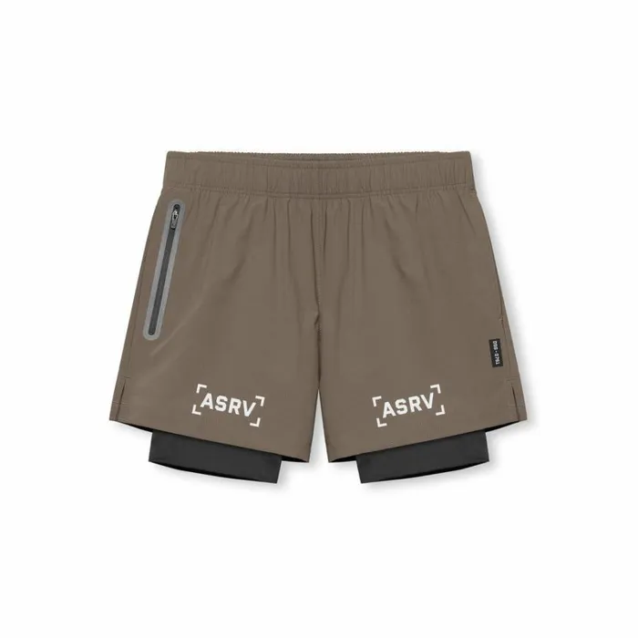 ASRV Shorts Men Ripstop 5034 Liner Short Deep Taupe