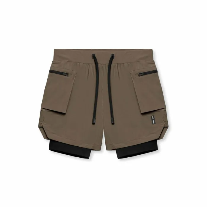 ASRV Shorts Men TetraLite 5034 Liner Cargo Short Deep Taupe