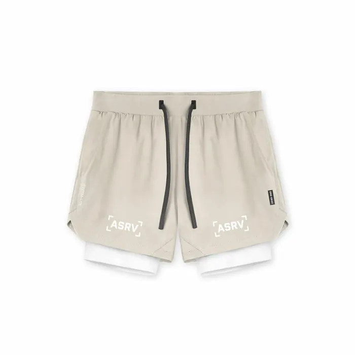 ASRV Shorts Men TetraLite 5034 Liner Short Sand Smoke 034bracket034white