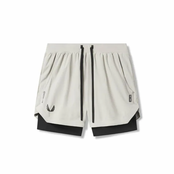 ASRV Shorts Men TetraLite 5034 Liner Short Stone 034wings034black