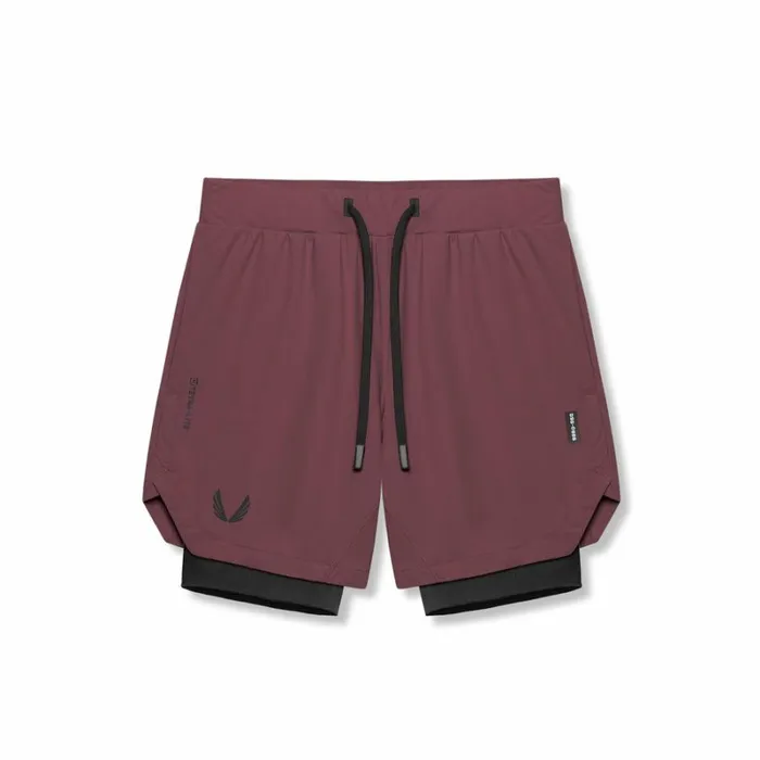 ASRV Shorts Men TetraLite 7034 Liner Short Plum 034wings034black