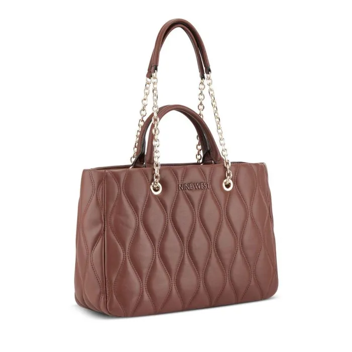 Aurelie Jet Set Carryall Mahogany Women Nine West Totes and Backpacks Aurelie Jet Set Carryall Mahogany Women Nine West Totes and Backpacks