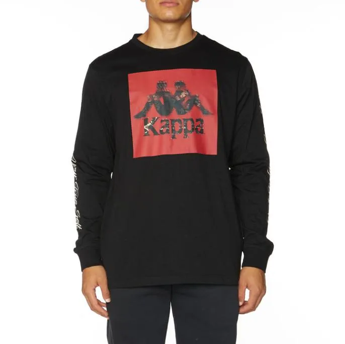Authentic Graham Longsleeves 8211 Black Black Men Kappa TShirts