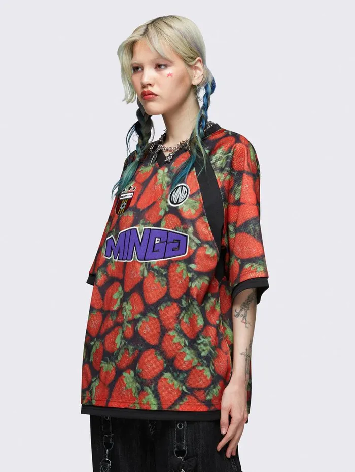 Badass Club Football Jersey Tshirt Women Minga London Tops and TShirts Badass Club Football Jersey Tshirt Women Minga London Tops and TShirts