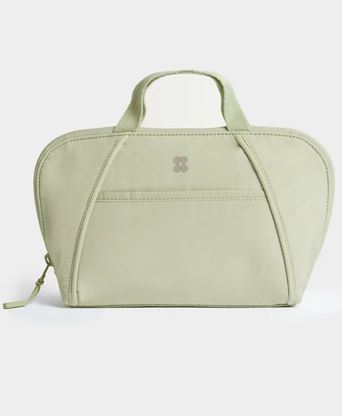 Bags Women Icon Washbag Sage Green Sweaty Betty
