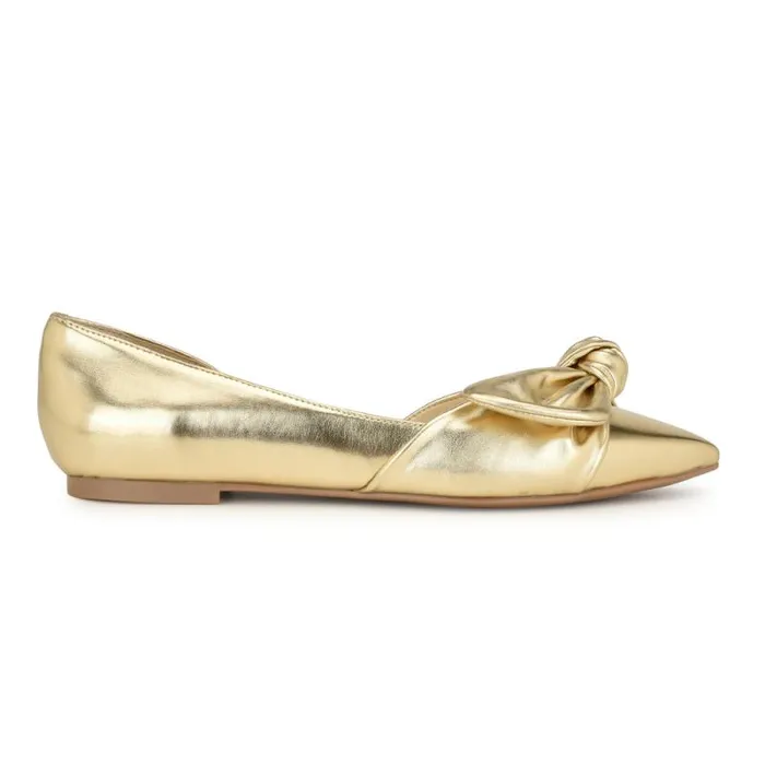 Bannie D039Orsay Flats Platino Women Nine West Flats