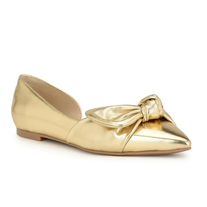 Bannie D039Orsay Flats Platino Women Nine West Flats Bannie D039Orsay Flats Platino Women Nine West Flats