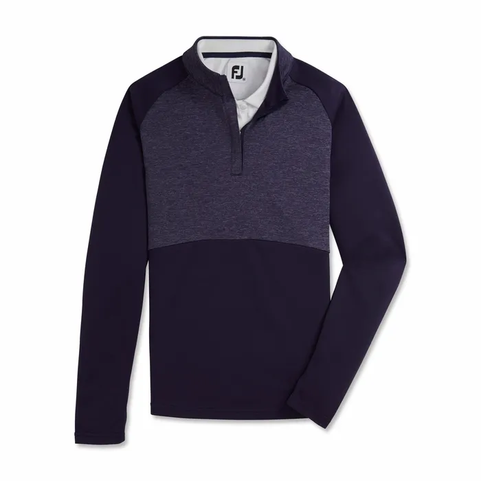 Base MidLayers Heather Block HalfZip MidLayer Women 8211 FootJoy Women