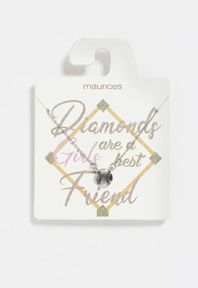 Baseball Necklace Women Maurices Jewelry